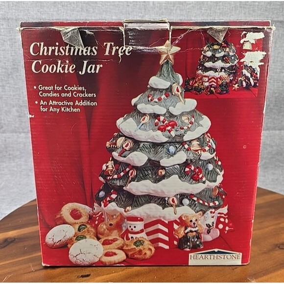 Hearthston Christmas TreeCookie Jar Holiday Christmas‎ In Box - Picture 10 of 10